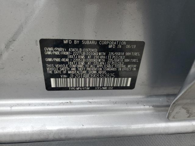 2019 SUBARU CROSSTREK JF2GTAMC6K8362825