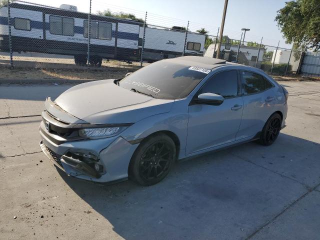 HONDA CIVIC SPOR 2020 gray  gas SHHFK7H9XLU420840 photo #1
