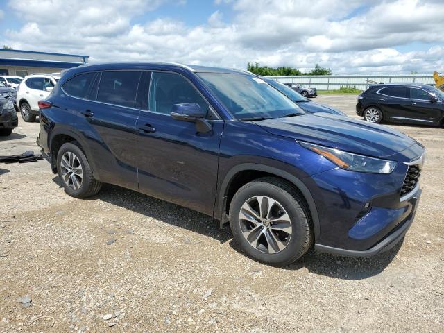 Vin: 5tdgzrbh3ns227229, lot: 62271585, toyota highlander xle 20224