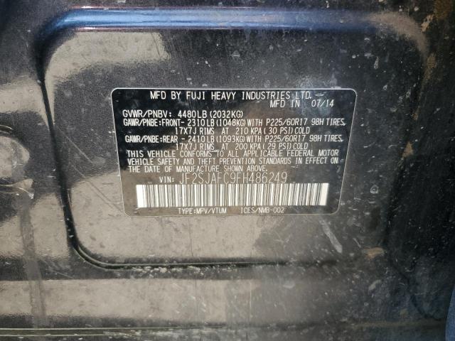 2015 SUBARU FORESTER 2 - JF2SJAFC9FH486249