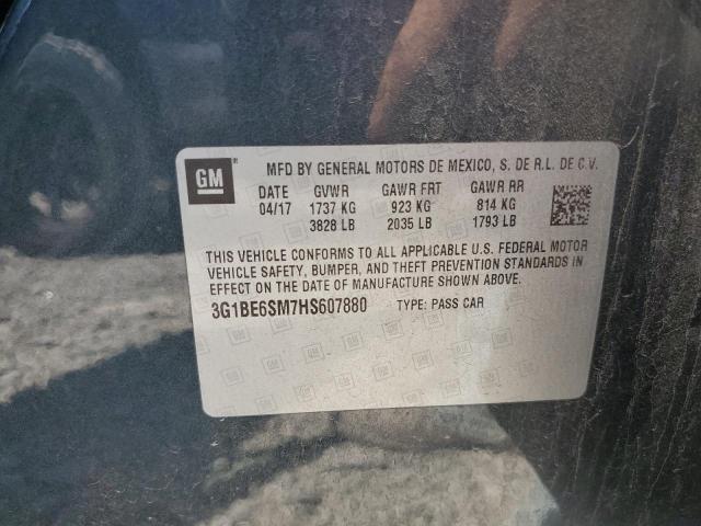 2017 CHEVROLET CRUZE LT - 3G1BE6SM7HS607880