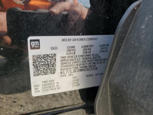 2024 CHEVROLET TRAX 2RS KL77LJE29RC017216