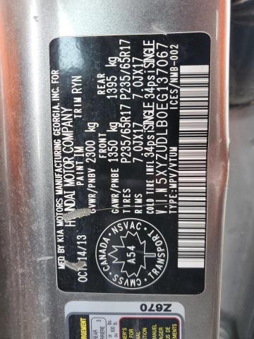 2014 HYUNDAI SANTA FE S - 5XYZUDLB0EG137067