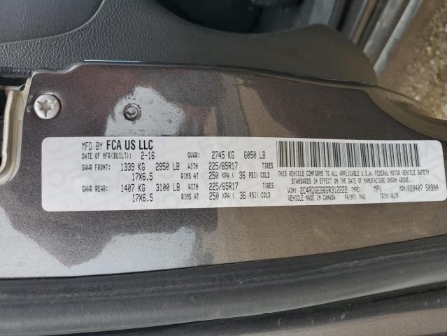 2016 DODGE GRAND CARA 2C4RDGEG6GR312222