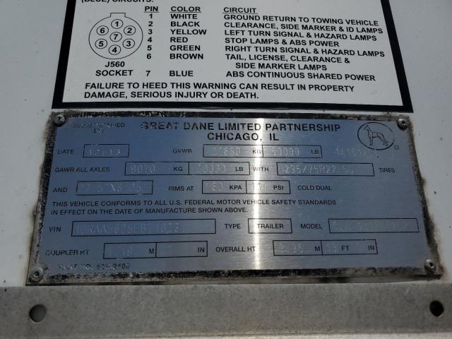2014 GREAT DANE UNKNOWN #3287341981