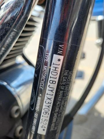 2003 HARLEY-DAVIDSON FLSTC 1HD1BJY1X3Y061524