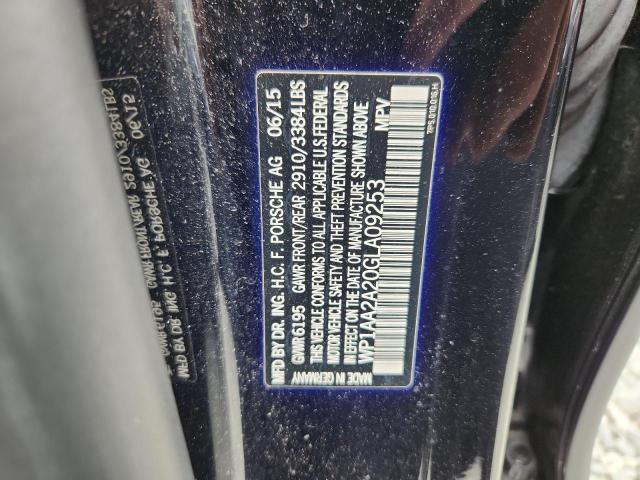 2016 PORSCHE CAYENNE WP1AA2A20GLA09253