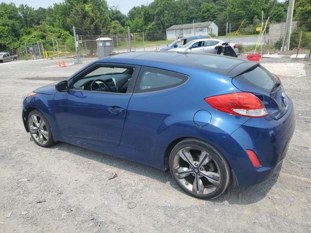 HYUNDAI VELOSTER 2016 blue  gas KMHTC6AD9GU301342 photo #3