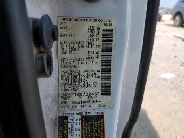 2019 NISSAN FRONTIER S - 1N6BD0CT2KN722463