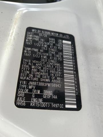 2023 NISSAN ROGUE SV JN8BT3BB3PW198942