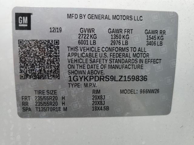 2020 CADILLAC XT6 PREMIU 1GYKPDRS9LZ159836