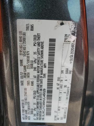 2017 LINCOLN MKC PREMIE 5LMCJ1C95HUL45029