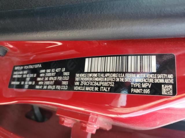 2018 FIAT 500X TREKK - ZFBCFXCB4JP686752