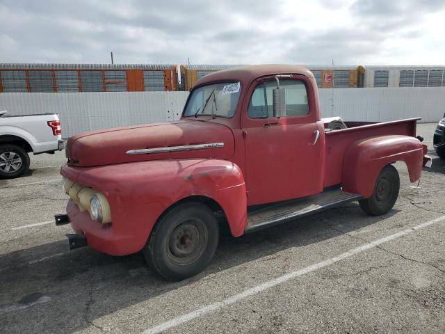 FORD F100 1952 red   F1D2LB17771 photo #1