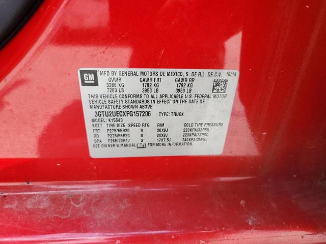 2015 GMC SIERRA K1500 SLE 3GTU2UECXFG157206