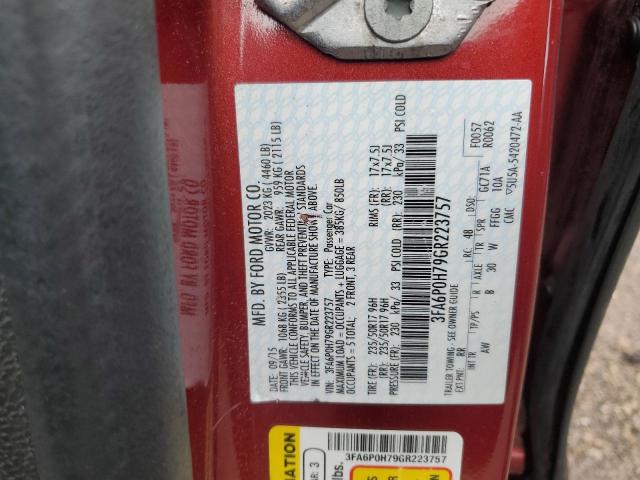 2016 FORD FUSION SE - 3FA6P0H79GR223757
