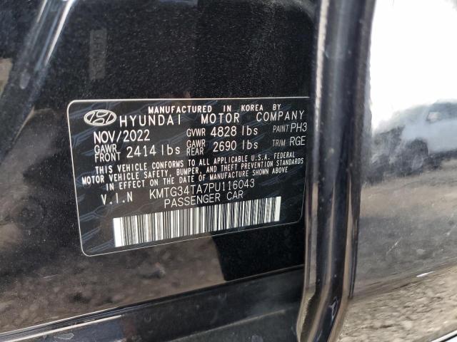 2023 GENESIS G70 BASE - KMTG34TA7PU116043