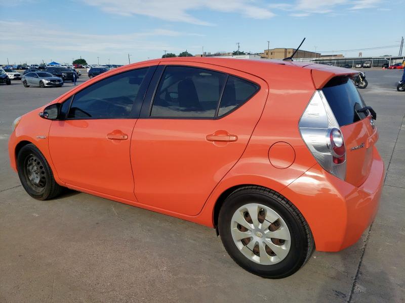 TOYOTA PRIUS C 2012 orange  Hybrid JTDKDTB36C1021505 photo #3