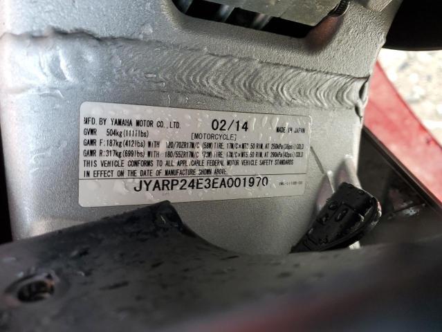2014 YAMAHA FJR1300 A JYARP24E3EA001970