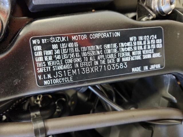 2024 SUZUKI GSX800 F JS1EM13BXR7103583