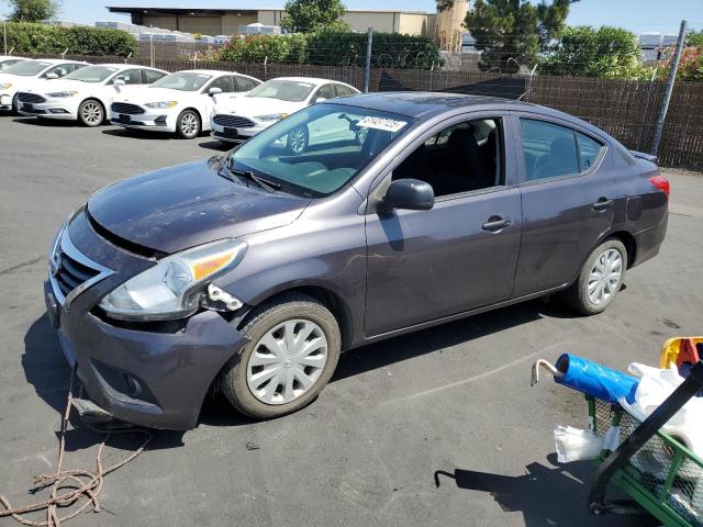 NISSAN VERSA S 2015 charcoal  gas 3N1CN7AP2FL920116 photo #1