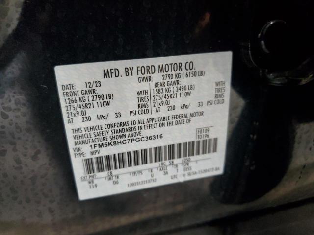2023 FORD EXPLORER P 1FM5K8HC7PGC36316