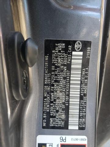 2016 TOYOTA CAMRY LE 4T1BF1FKXGU144367