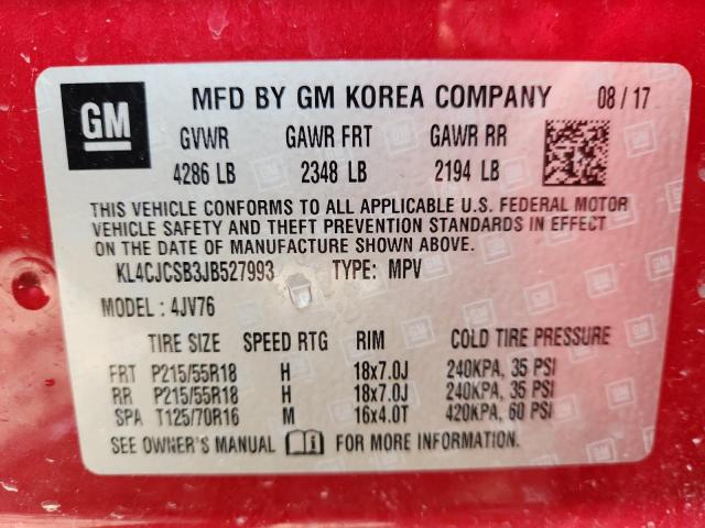 2018 BUICK ENCORE ESS - KL4CJCSB3JB527993