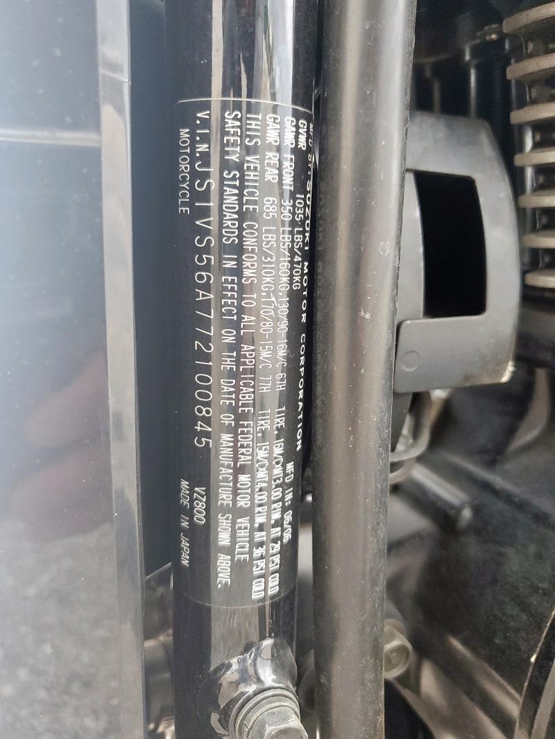 2007 SUZUKI VZ800 JS1VS56A772100845