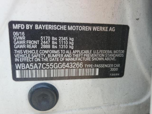 2016 BMW 528 XI WBA5A7C55GG643266