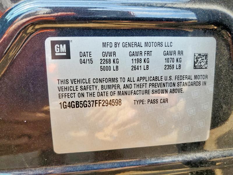 2015 BUICK LACROSSE - 1G4GB5G37FF294598