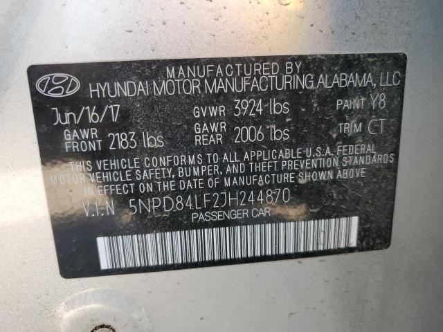 2018 HYUNDAI ELANTRA SE - 5NPD84LF2JH244870