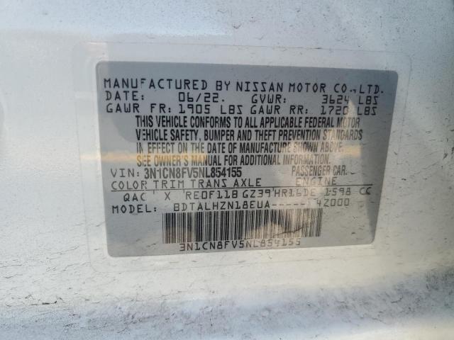 2022 NISSAN VERSA SR - 3N1CN8FV5NL854155