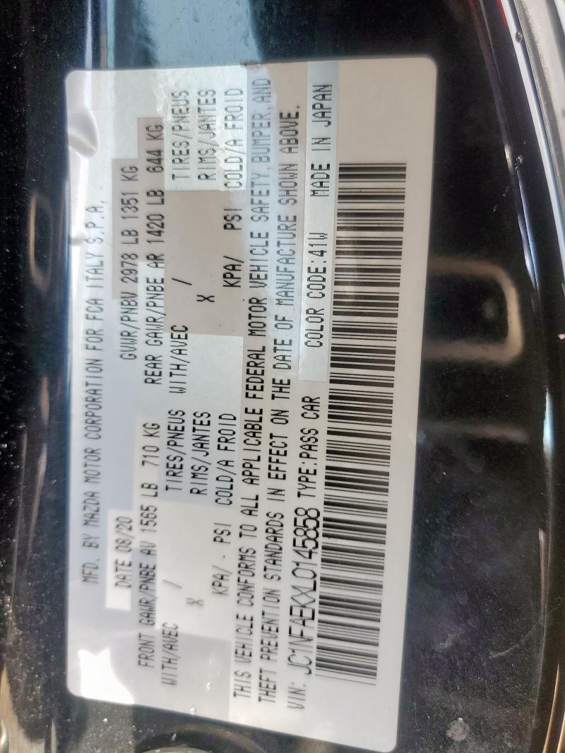 2020 FIAT 124 SPIDER JC1NFAEKXL0145858