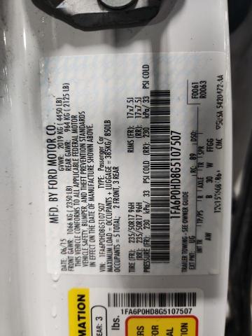 2016 FORD FUSION SE - 1FA6P0HD8G5107507