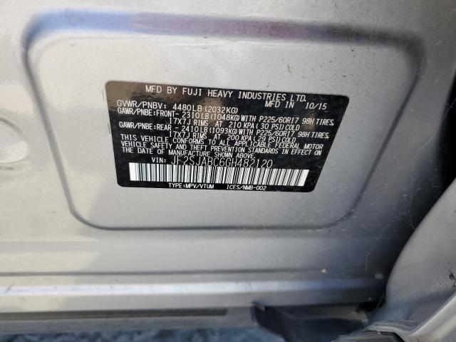 2016 SUBARU FORESTER 2 - JF2SJABC6GH482120