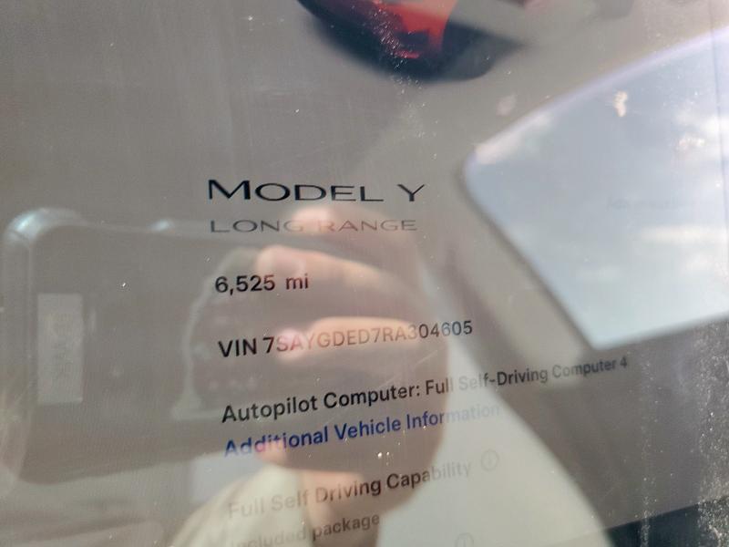 2024 TESLA MODEL Y - 7SAYGDED7RA304605