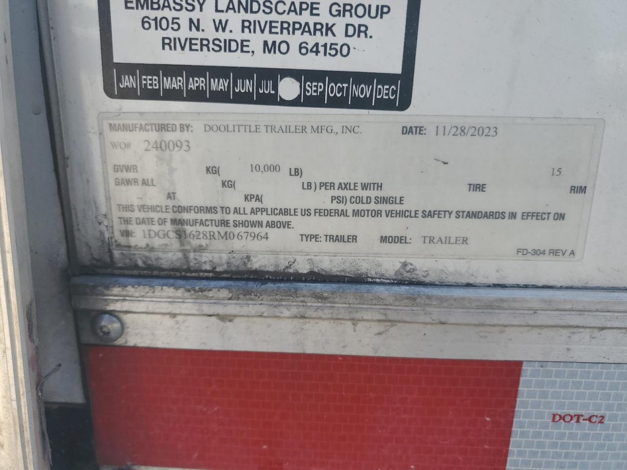 Lot #3285992793 2024 DOOLITTLE FLATBED