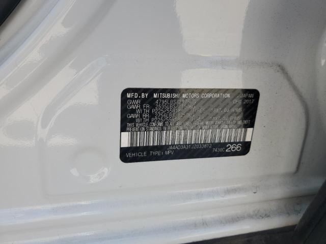 2018 MITSUBISHI OUTLANDER - JA4AD3A31JZ033812