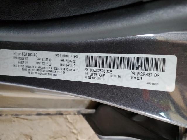 2016 CHRYSLER 200 C 1C3CCCCB5GN114323