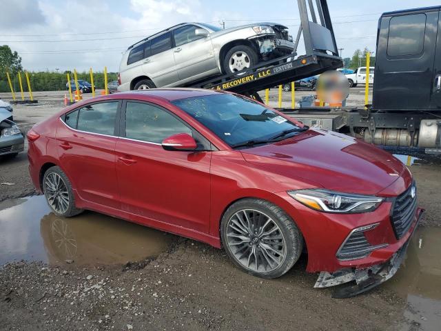Vin: kmhd04lb0hu332428, lot: 59517085, hyundai elantra sport 20174