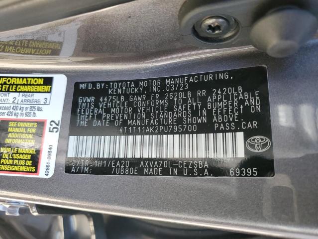 2023 TOYOTA CAMRY SE N - 4T1T11AK2PU795700