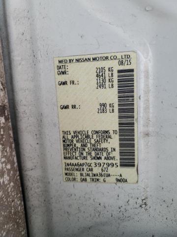 2016 NISSAN MAXIMA 3.5 - 1N4AA6AP7GC397995
