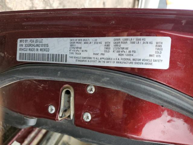 2022 RAM 3500 BIG H 3C63R3HL4NG101815