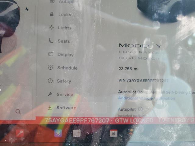 2023 TESLA MODEL Y 7SAYGAEE9PF767207