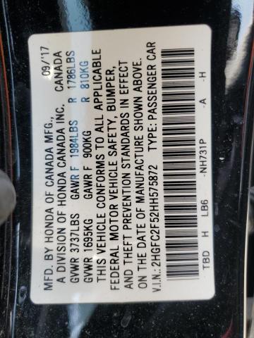 2017 HONDA CIVIC LX - 2HGFC2F52HH575872
