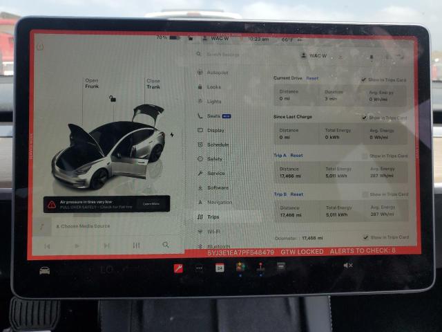 2023 TESLA MODEL 3 5YJ3E1EA7PF548479