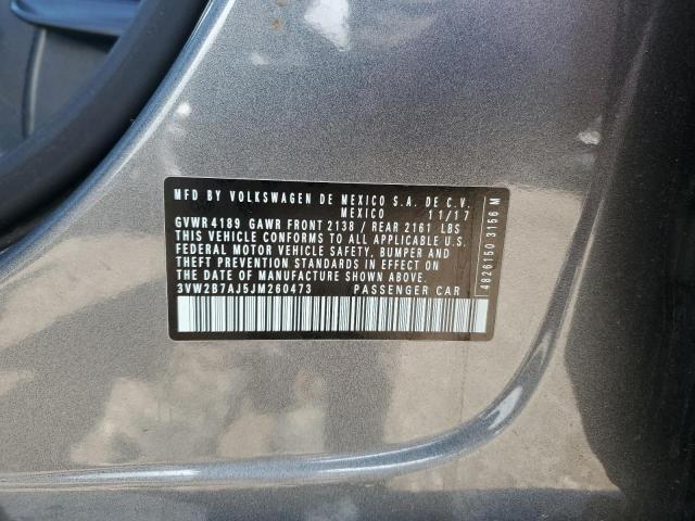 2018 VOLKSWAGEN JETTA S 3VW2B7AJ5JM260473