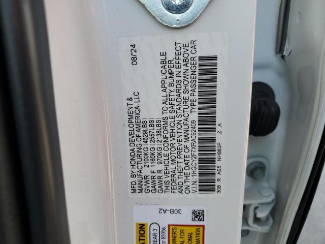 2024 HONDA ACCORD HYB - 1HGCY2F7XRA092409