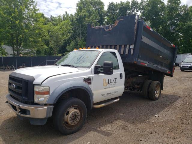 FORD F550 SUPER 2009 white chassis diesel 1FDAF57R99EA43252 photo #1